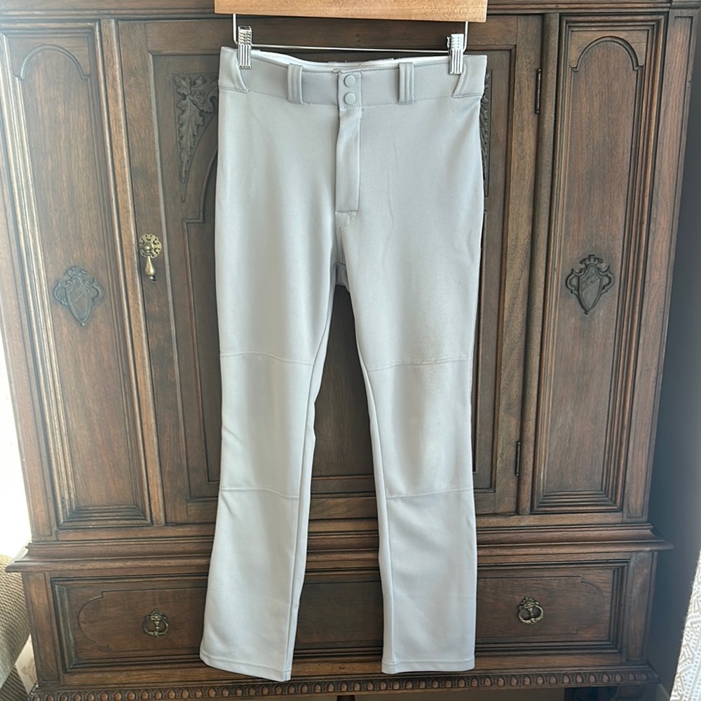 Gray baseball pants